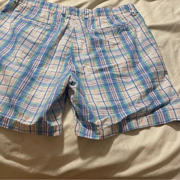 Men's vv vineyard vines breaker shorts, Plaid shorts by vv size 36 vineyard vine - Picture 4 of 7